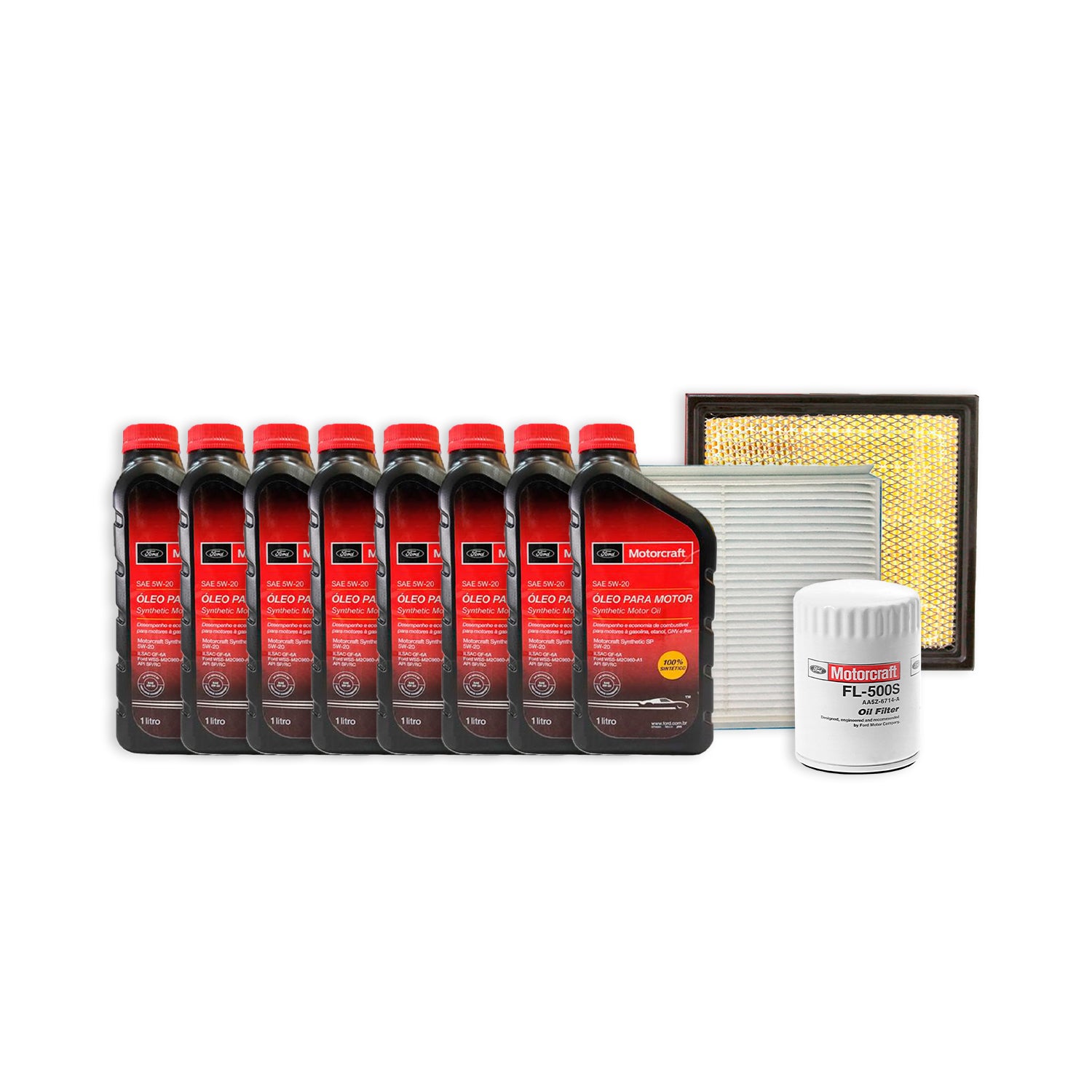 KIT MANTENCION FORD F150 5.0 5W20+FILTROS(Ac,Ai,Po)
