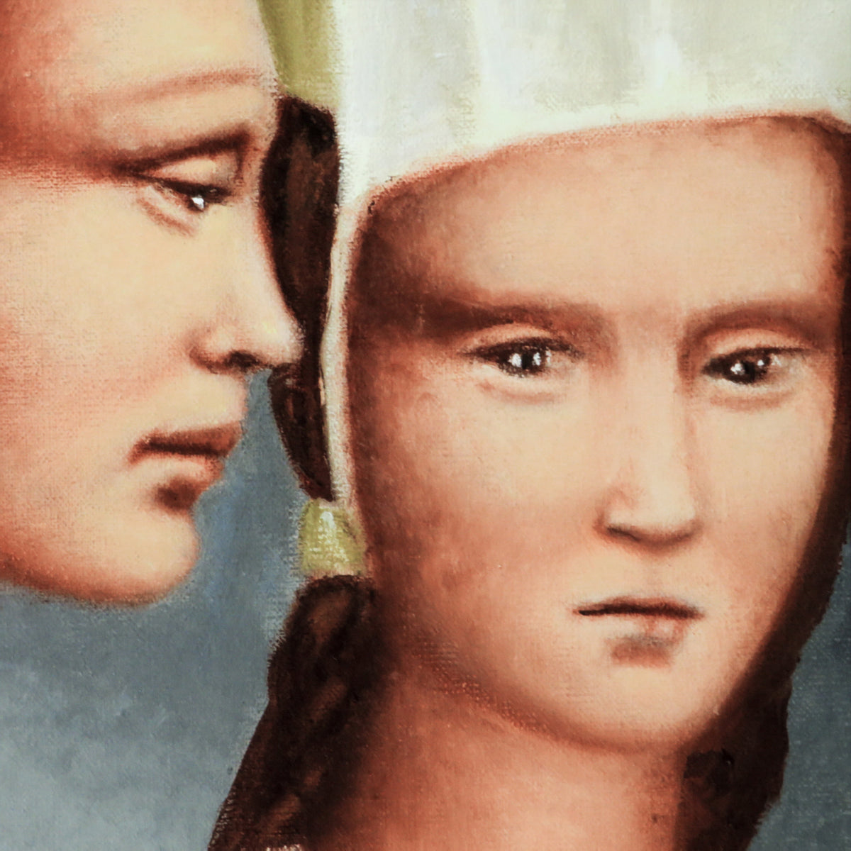 Las Tres Testigos - Cuadro Decorativo Enmarcado
