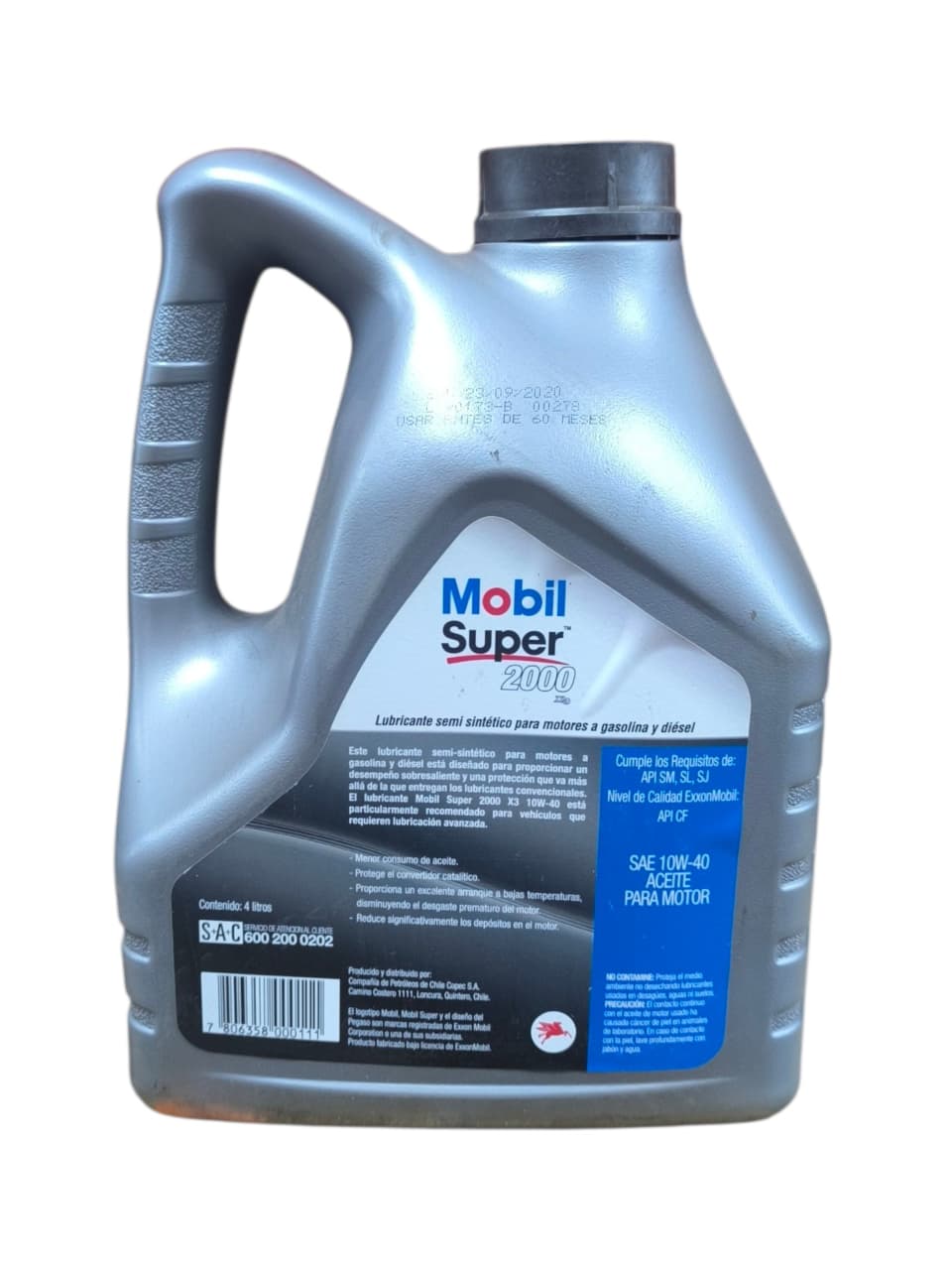 Aceite Mobil Super 2000 10w40 Semi-synthetic 4l